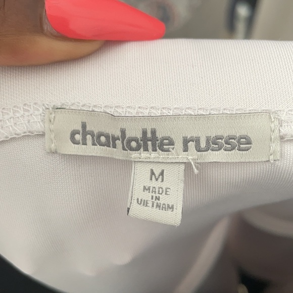 Black and white strapless dress - Picture 2 of 4